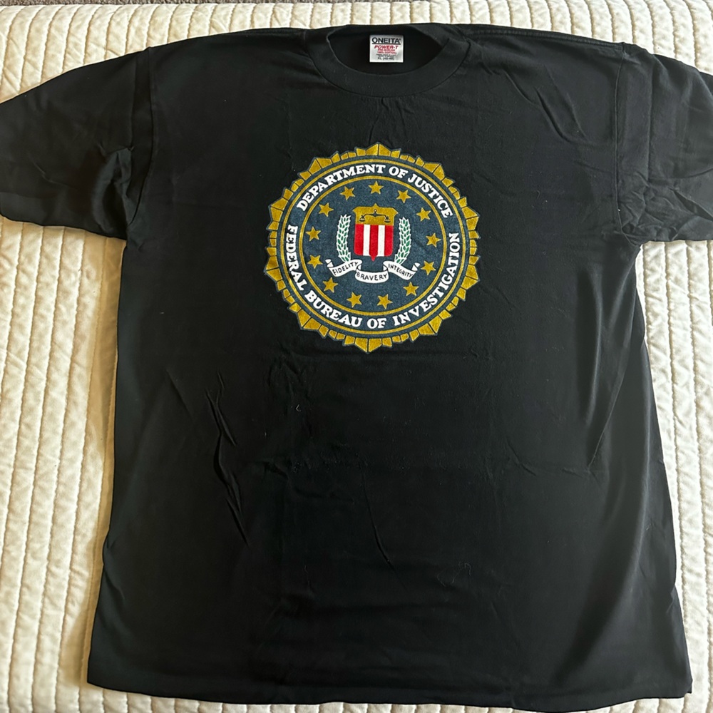 Vintage FBI shield T-shirt circa 1995